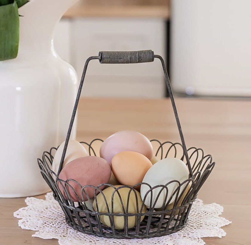 Scalloped Wire Basket