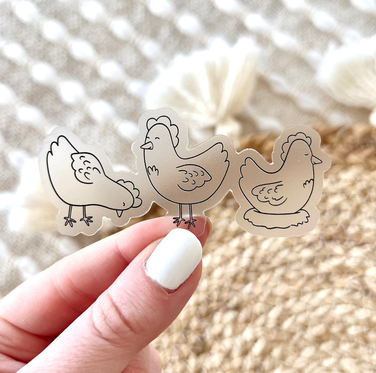 3 Hens | Sticker