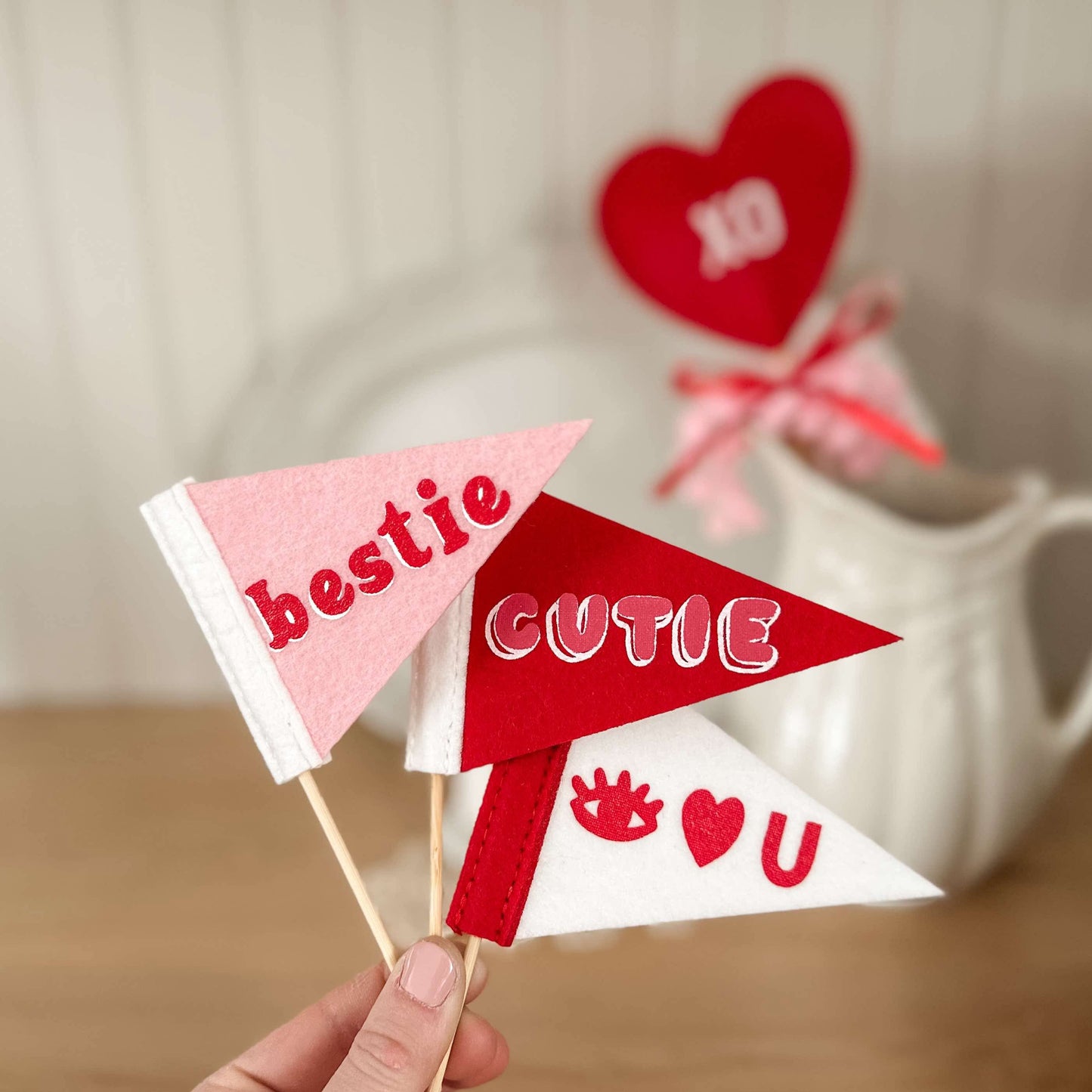 Mini Felt Pennants | Set of 3