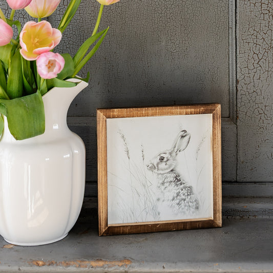Bunny Picture | Wooden Framed