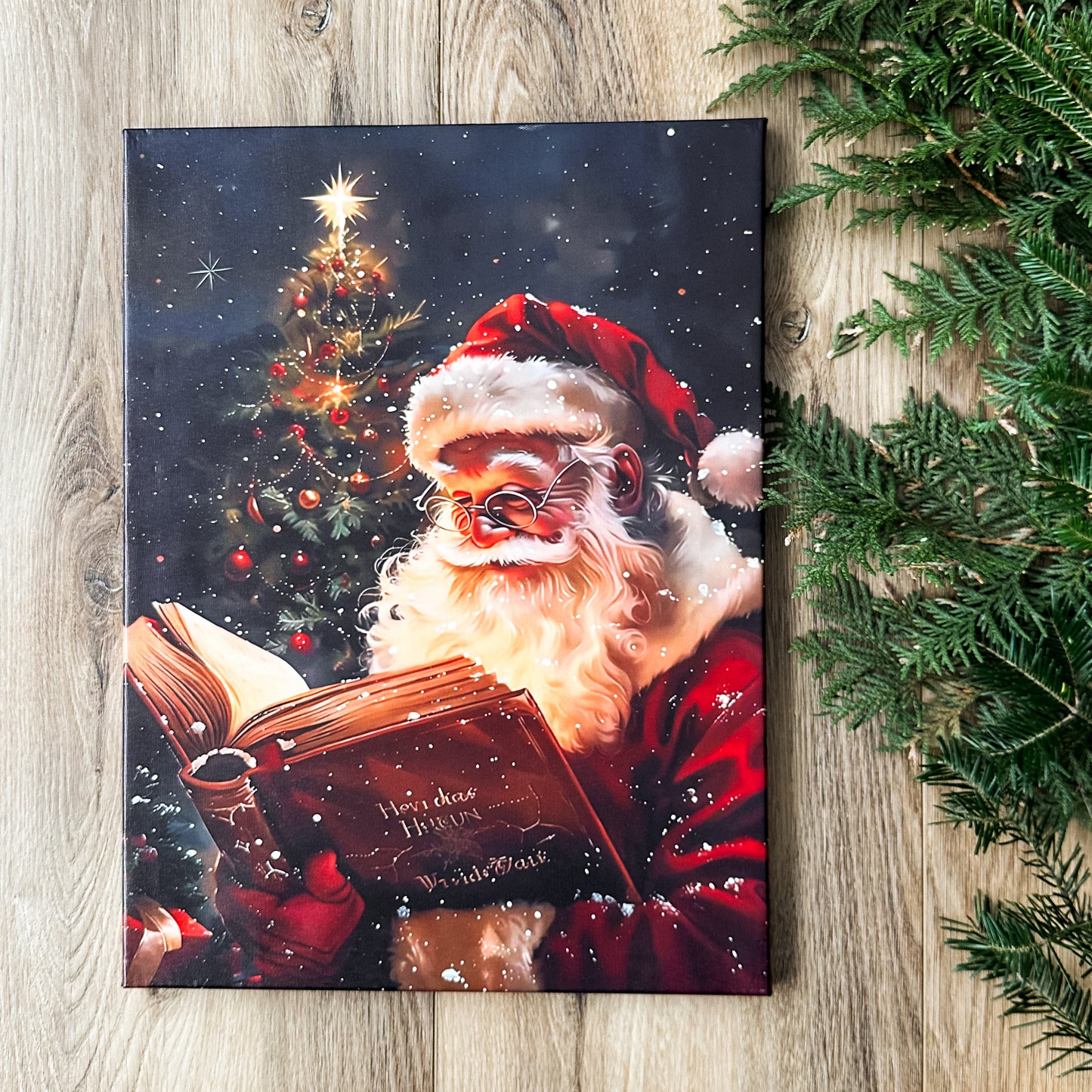 Santa Canvas Picture | Hanging Sign
