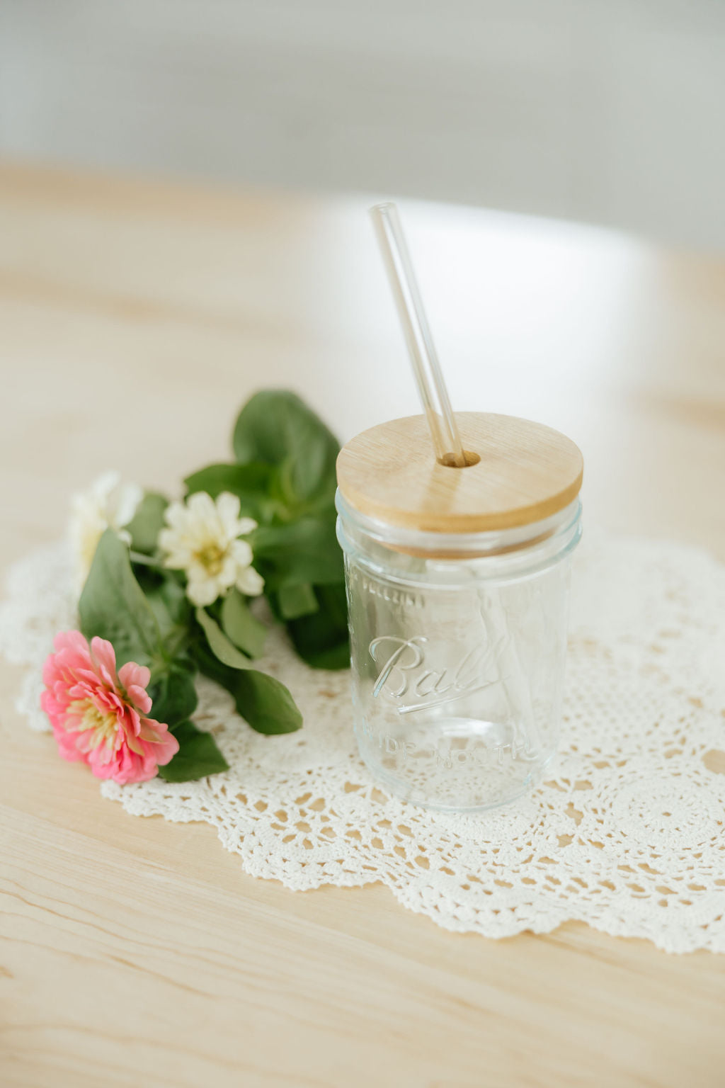 Ball Mason Jar | 14 oz (Wide Mouth) | Tumbler SET