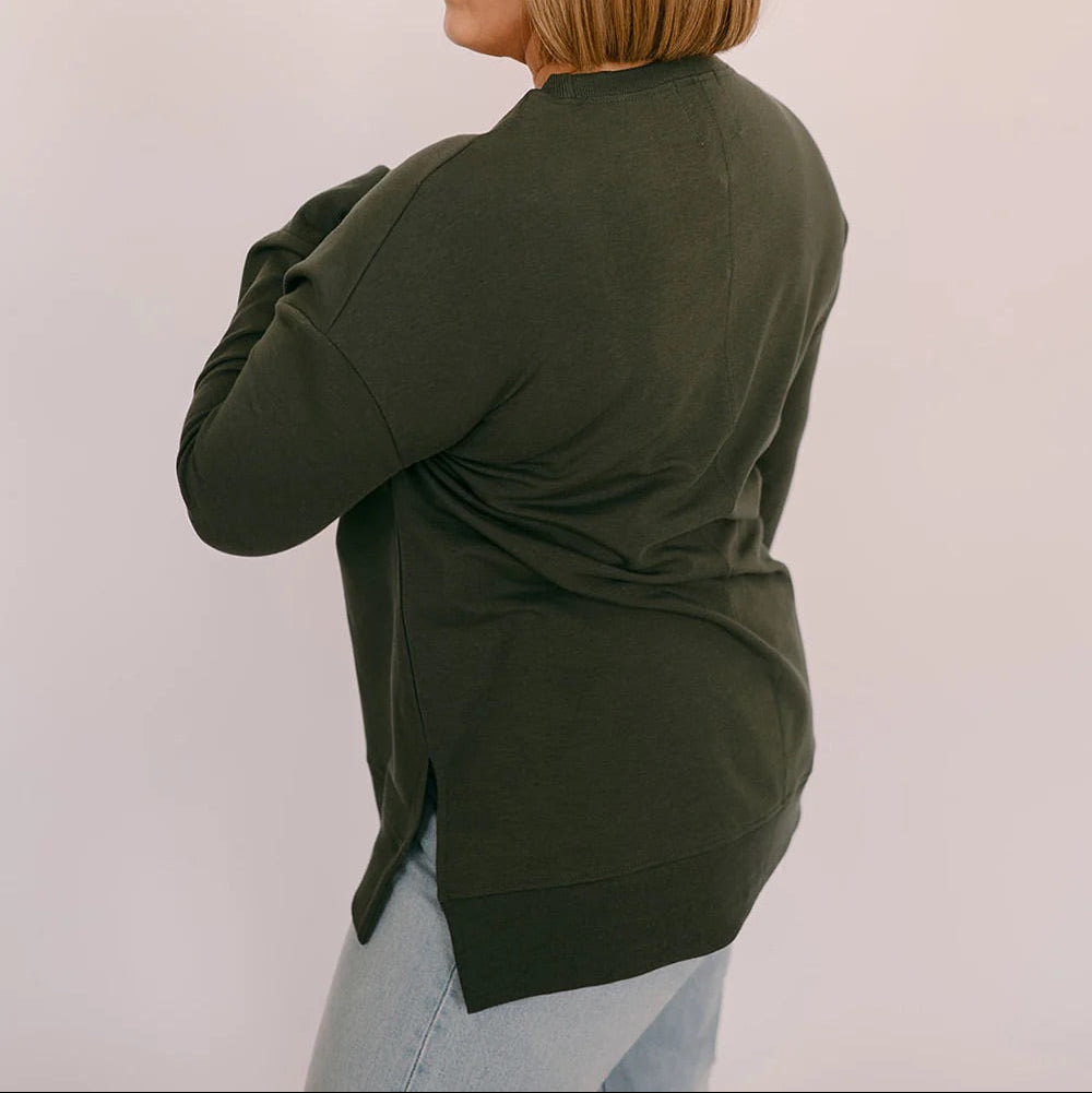 Blondie Apparel | Wheat Sweater | Pine