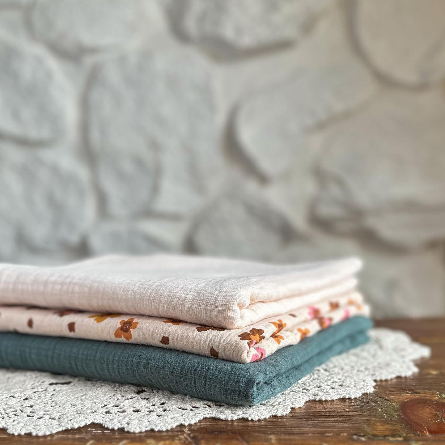 RJ Floral Swaddle Blanket