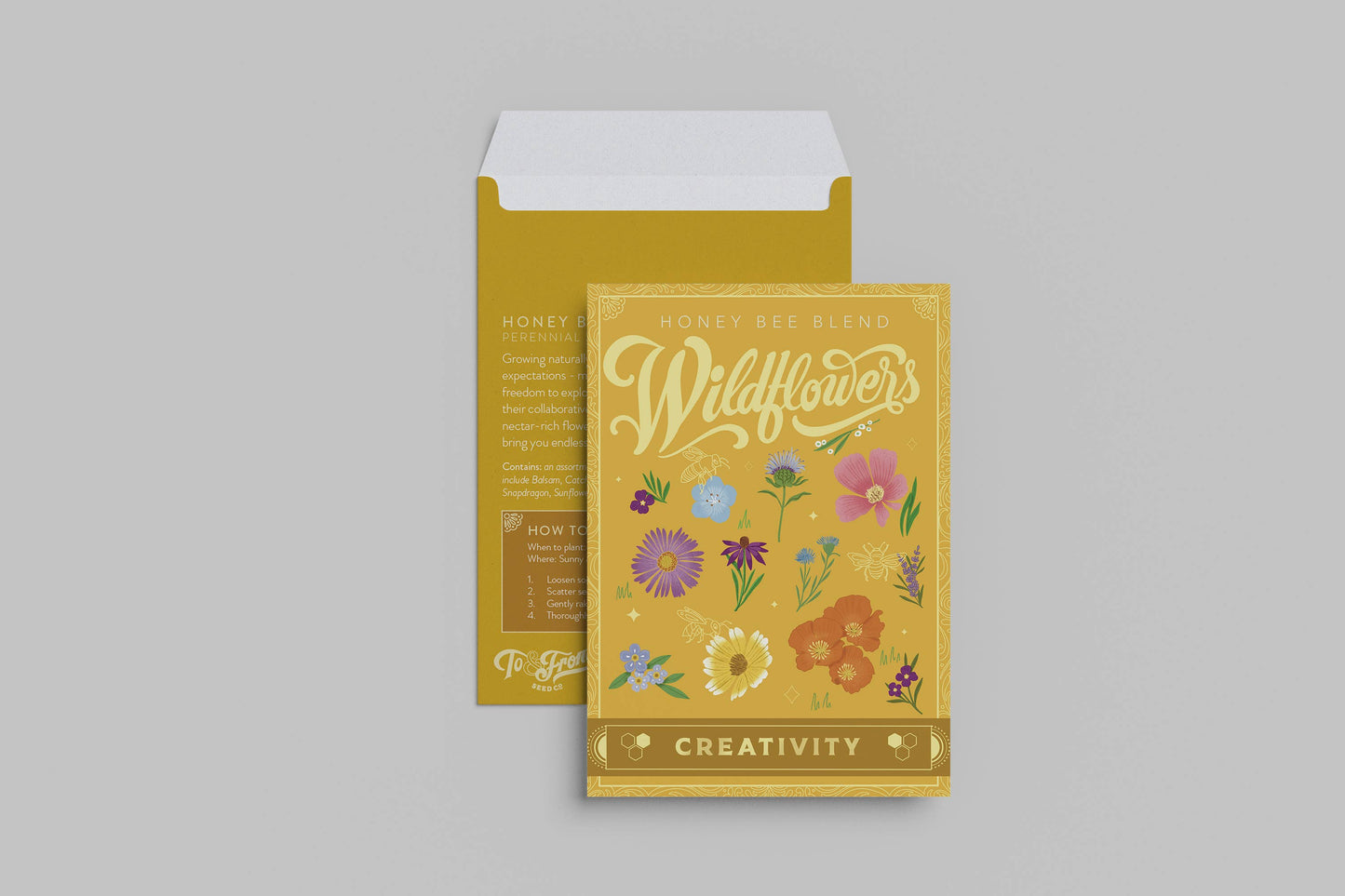 Honey Bee Wildflowers (Creativity) | Seed Packet