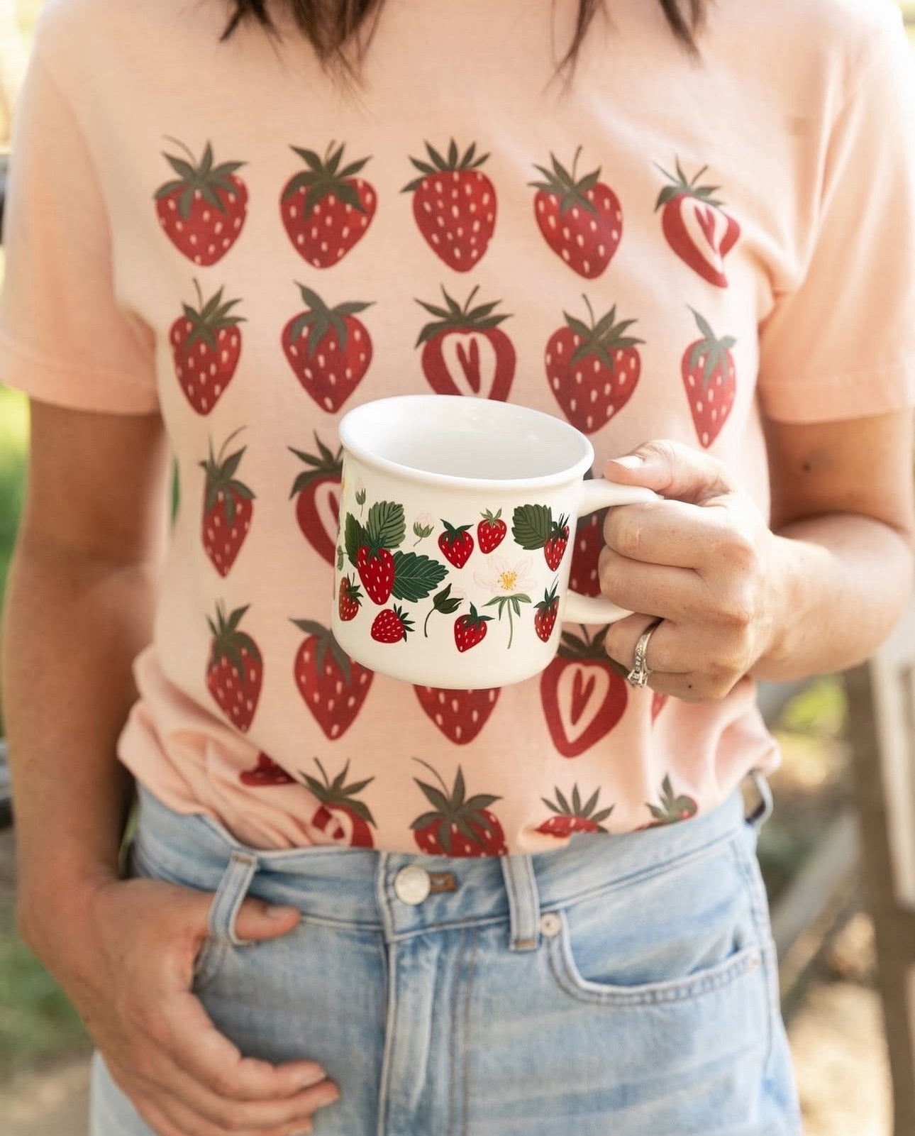 Strawberry Patch Mug | 14oz.