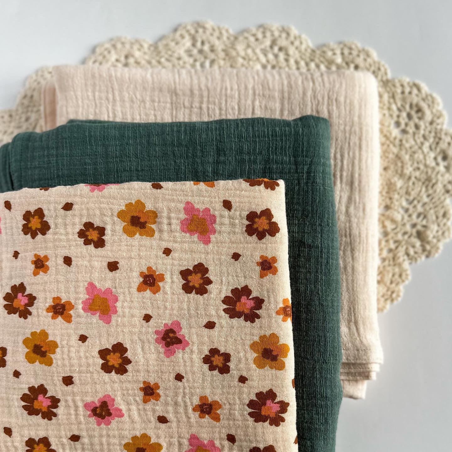 RJ Floral Swaddle Blanket
