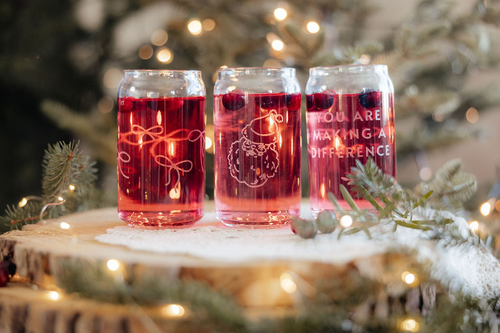 Bows Drinking Glass | 16 oz.