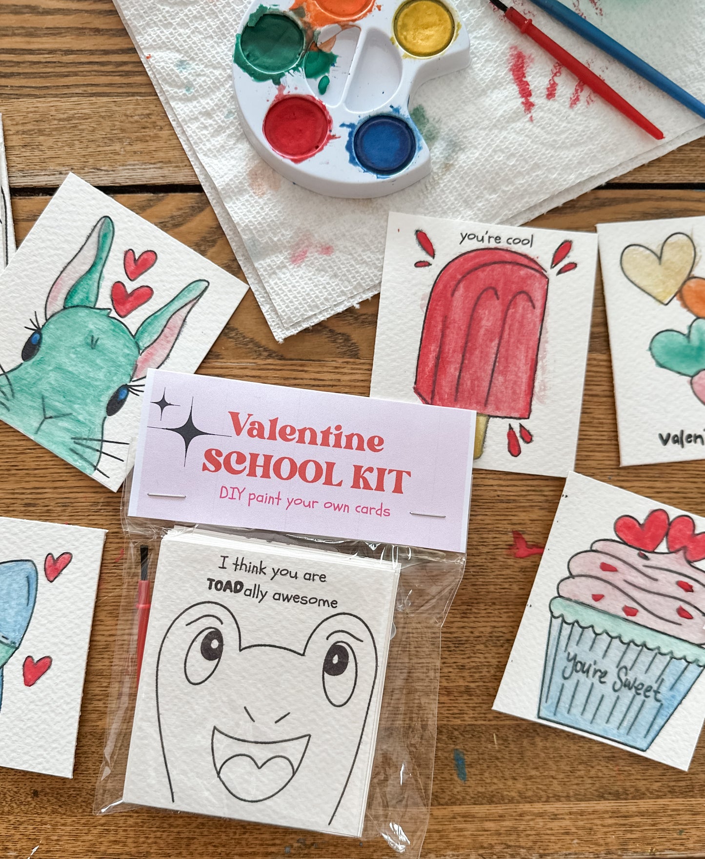 Valentine Cards School Kit