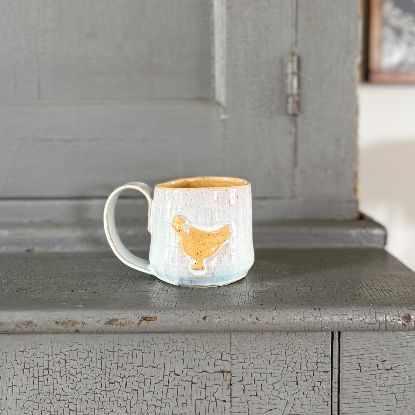Chicken Pottery Mug | 11 oz.