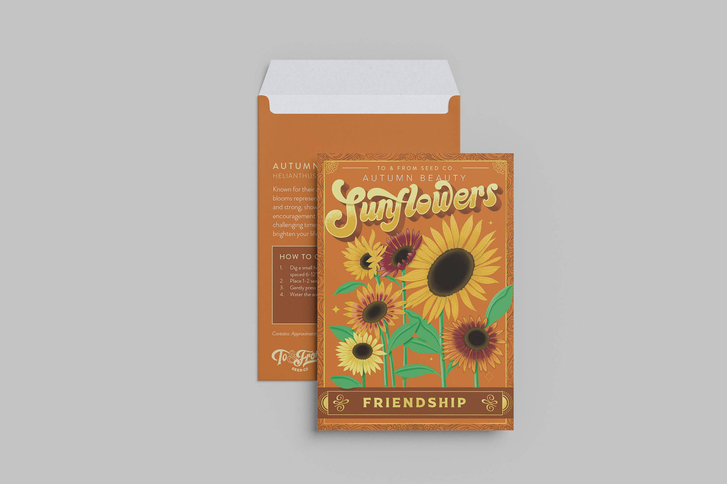 Sunflowers (Friendship) | Seed Packet
