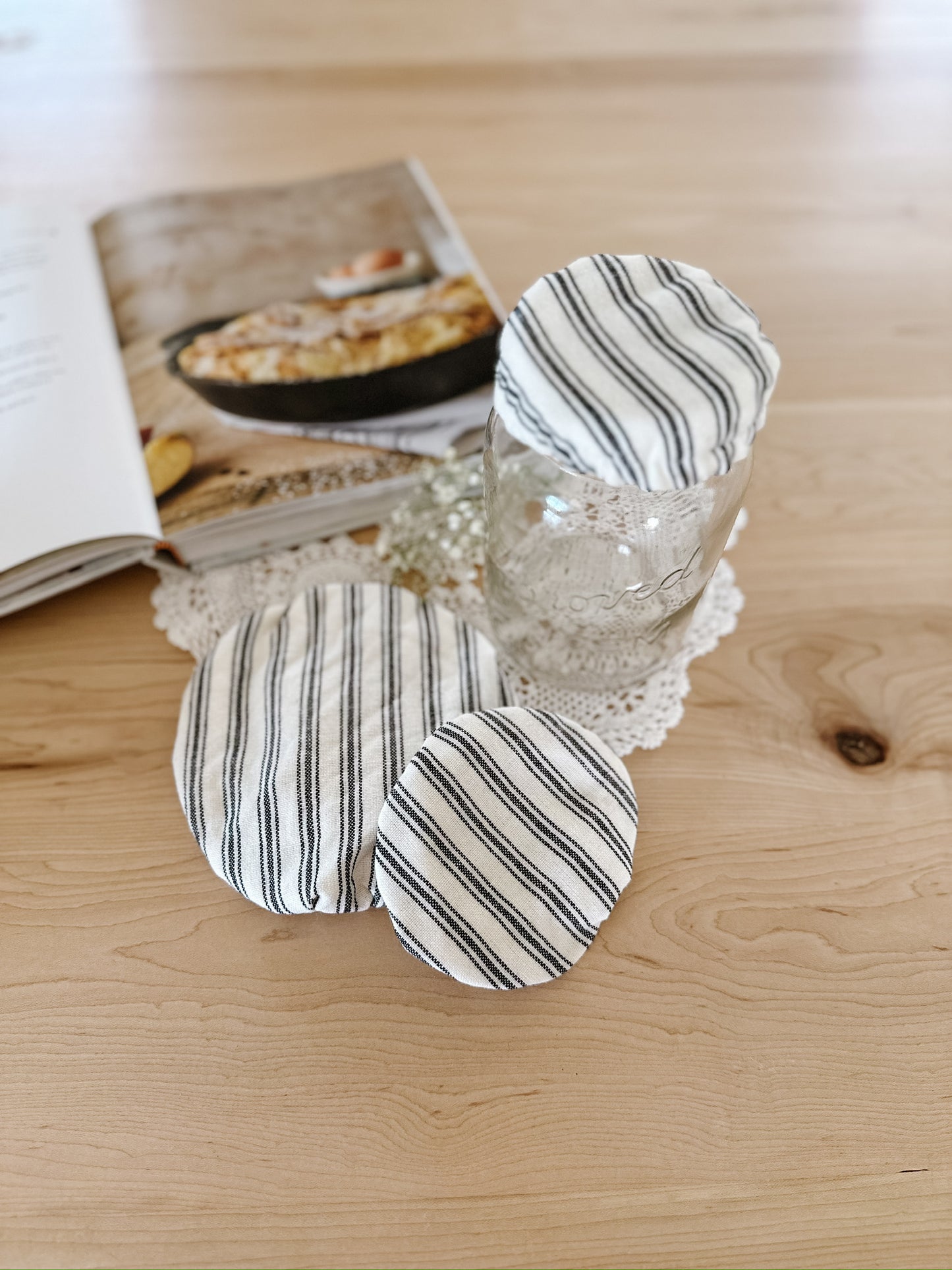Stripe Mini Bowl Cover | Set of 3