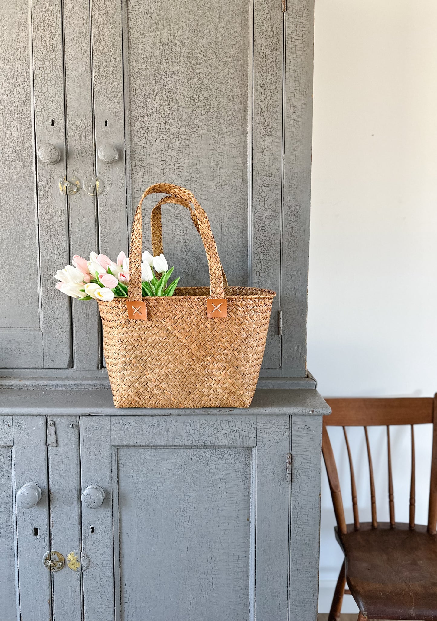 Woven Basket Tote | Local pick up