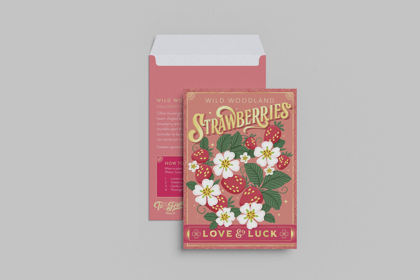 Wild Strawberries (Love & Luck) | Seed Packet