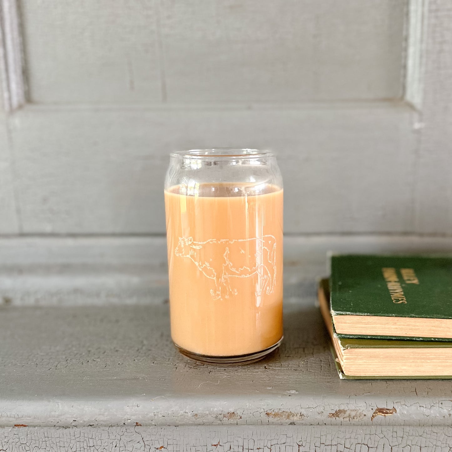 Cow Drinking Glass | 16 oz.