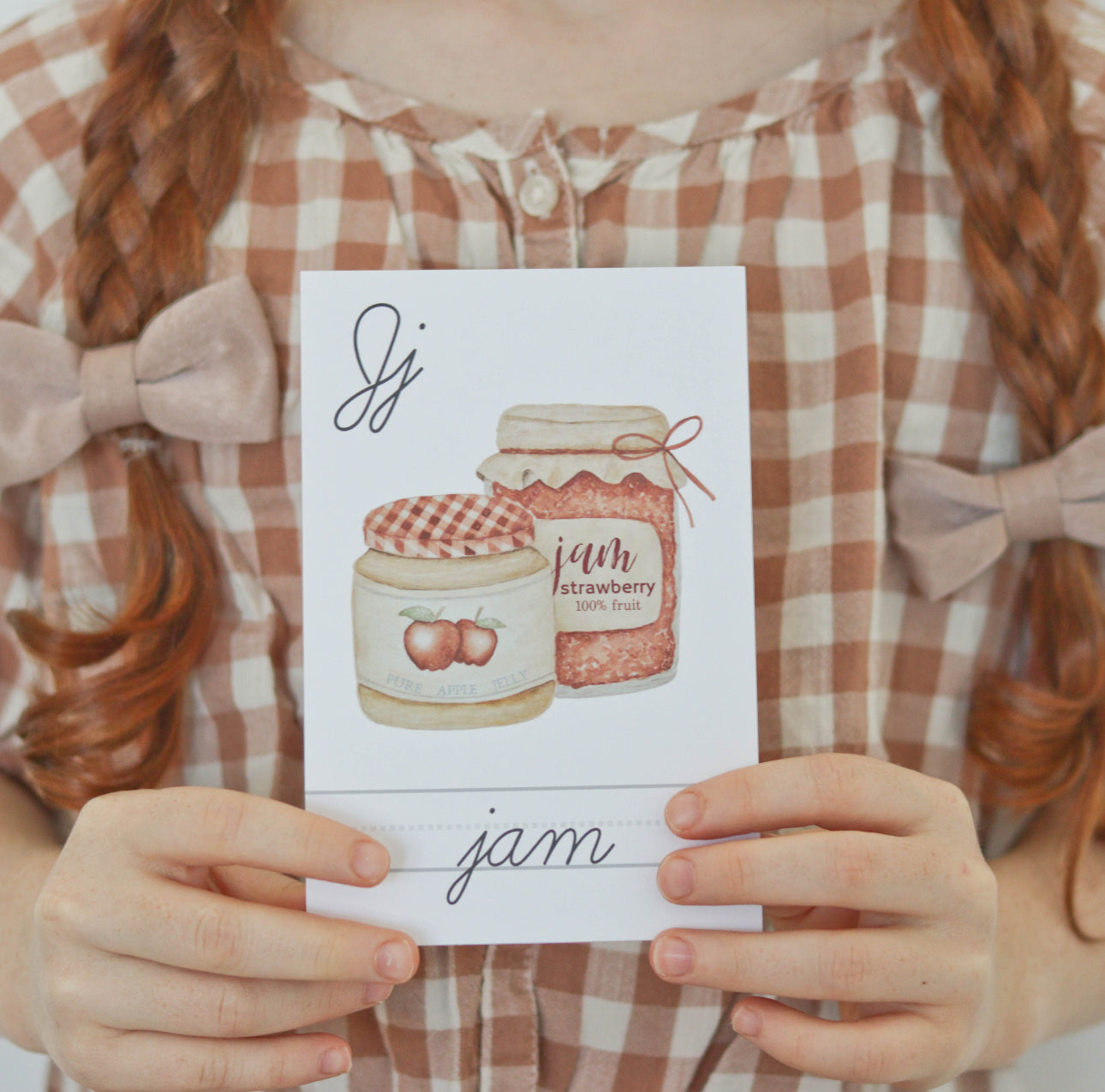 English Cursive Alphabet Flashcards