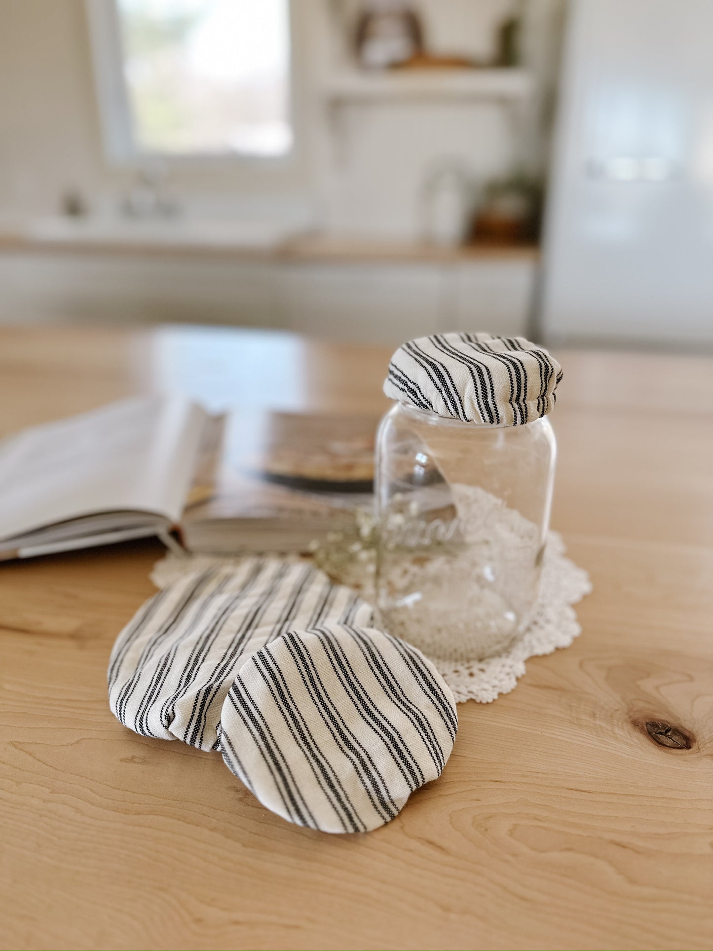 Stripe Mini Bowl Cover | Set of 3