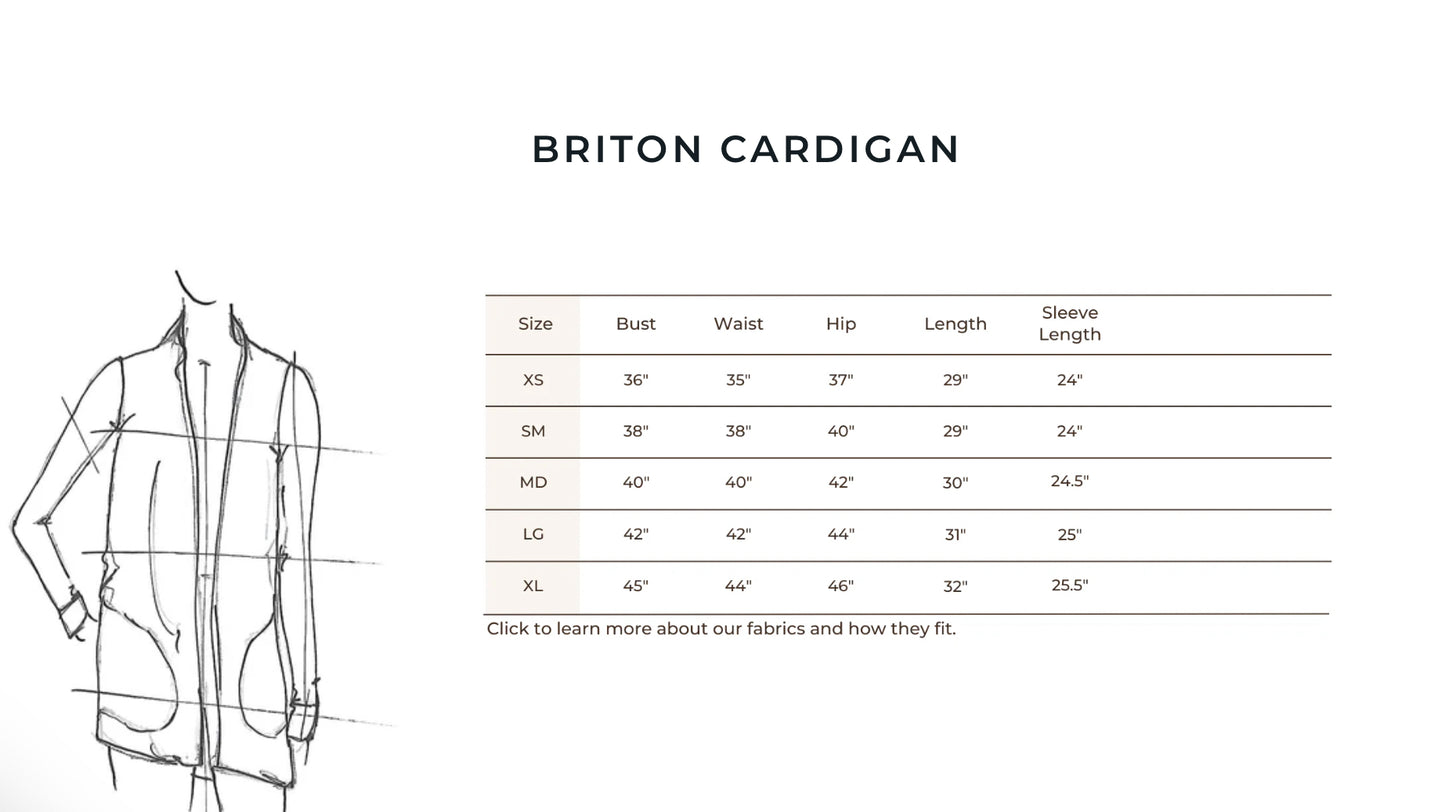 Blondie Apparel | Briton Cardigan | Amethyst