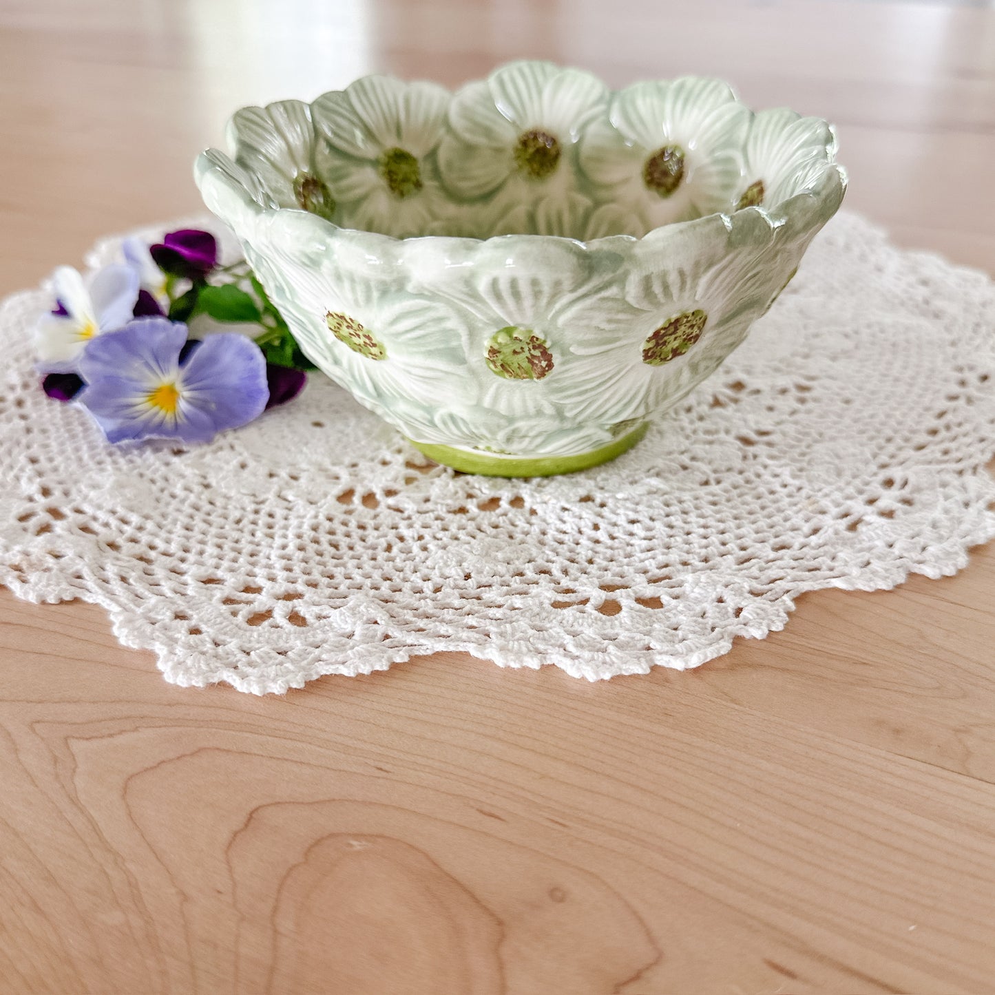 Green Flower Bowl