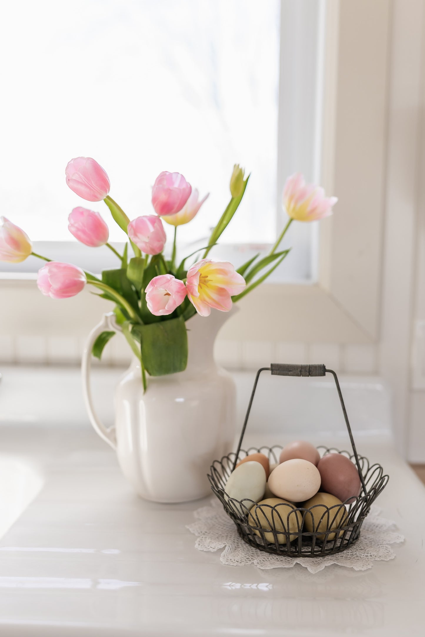 Scalloped Wire Basket