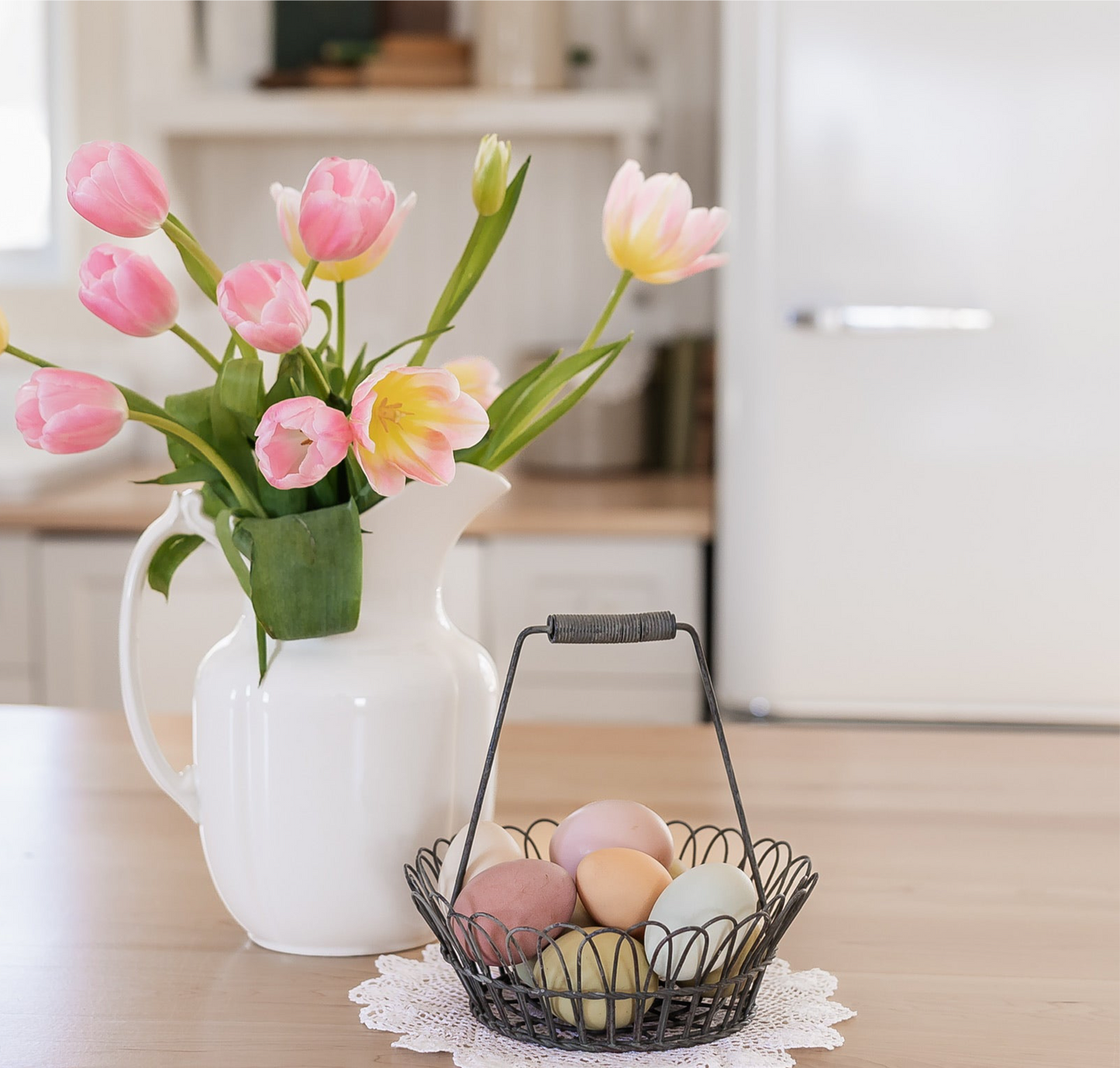 Scalloped Wire Basket