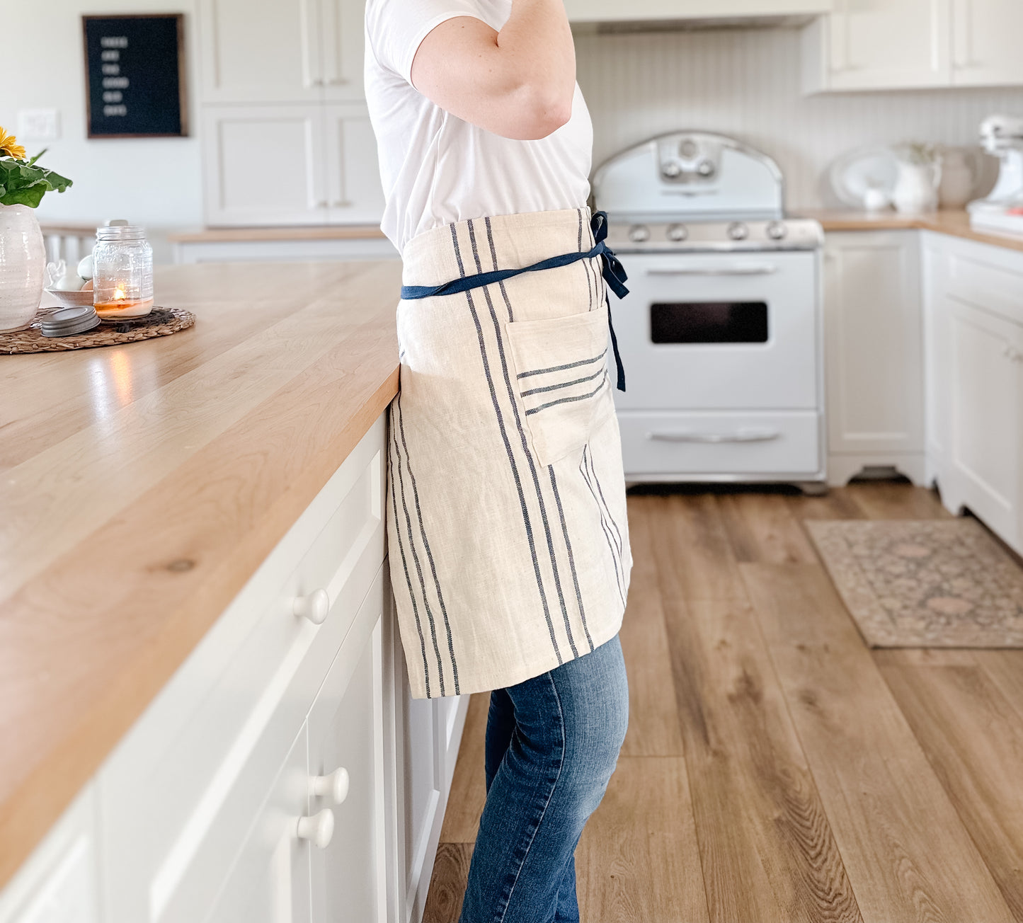 Vintage French Waist Apron