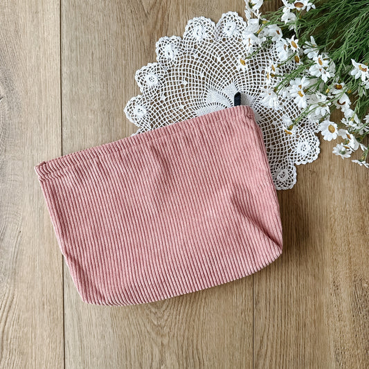 Corduroy Pouch | Pink