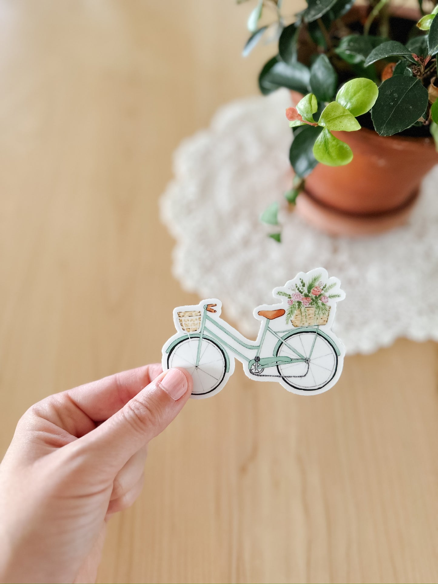 Mint Bicycle Sticker