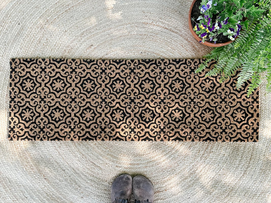 Moroccan Pattern Door Mat | Long