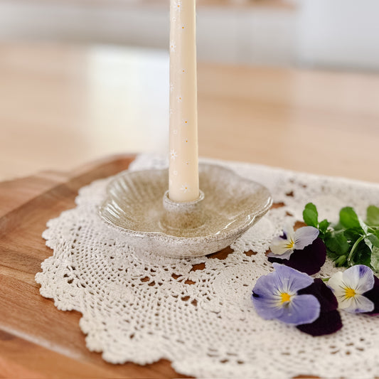 Flower Shaped Candle Stick Holder