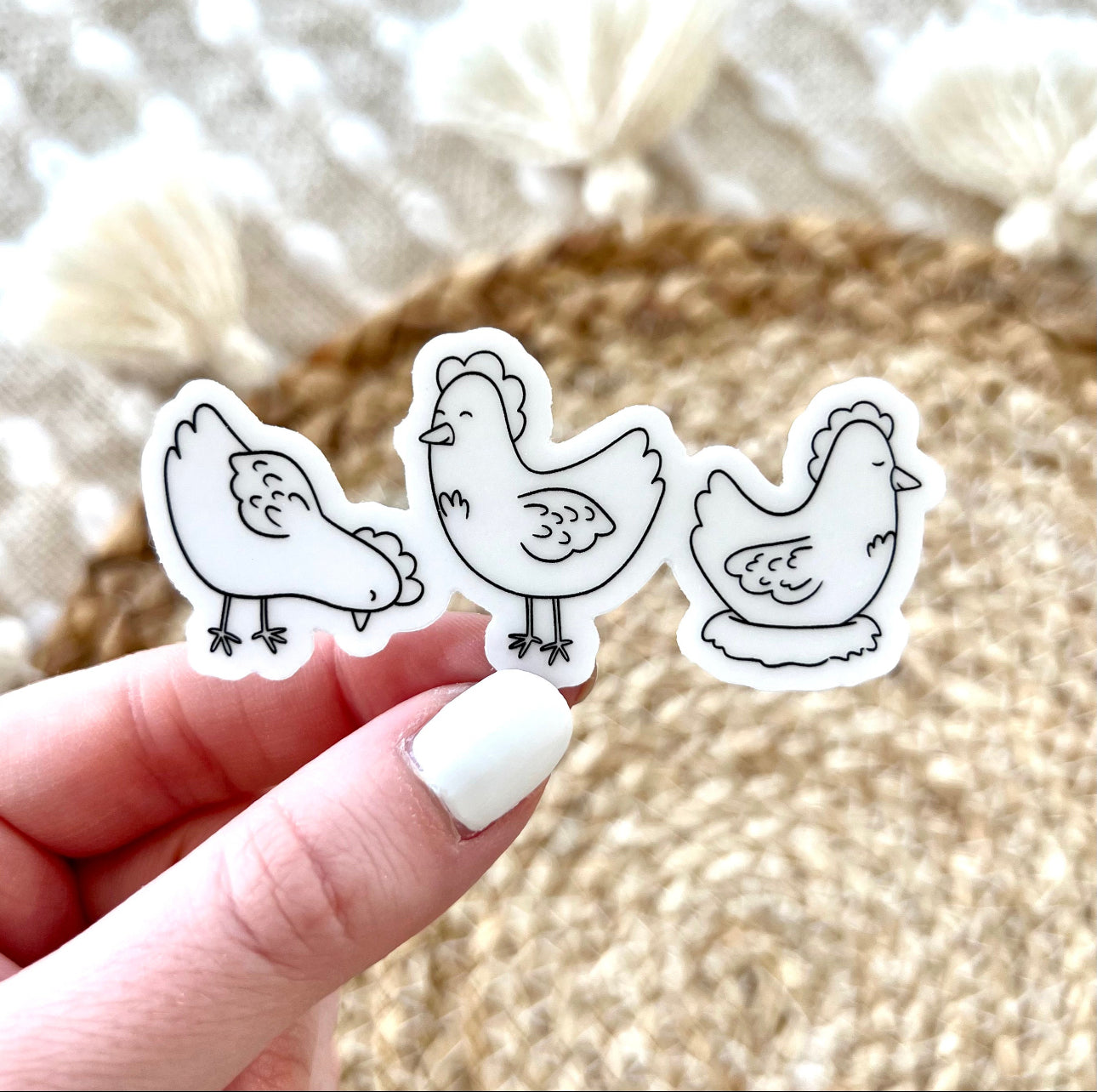 3 Hens | Sticker