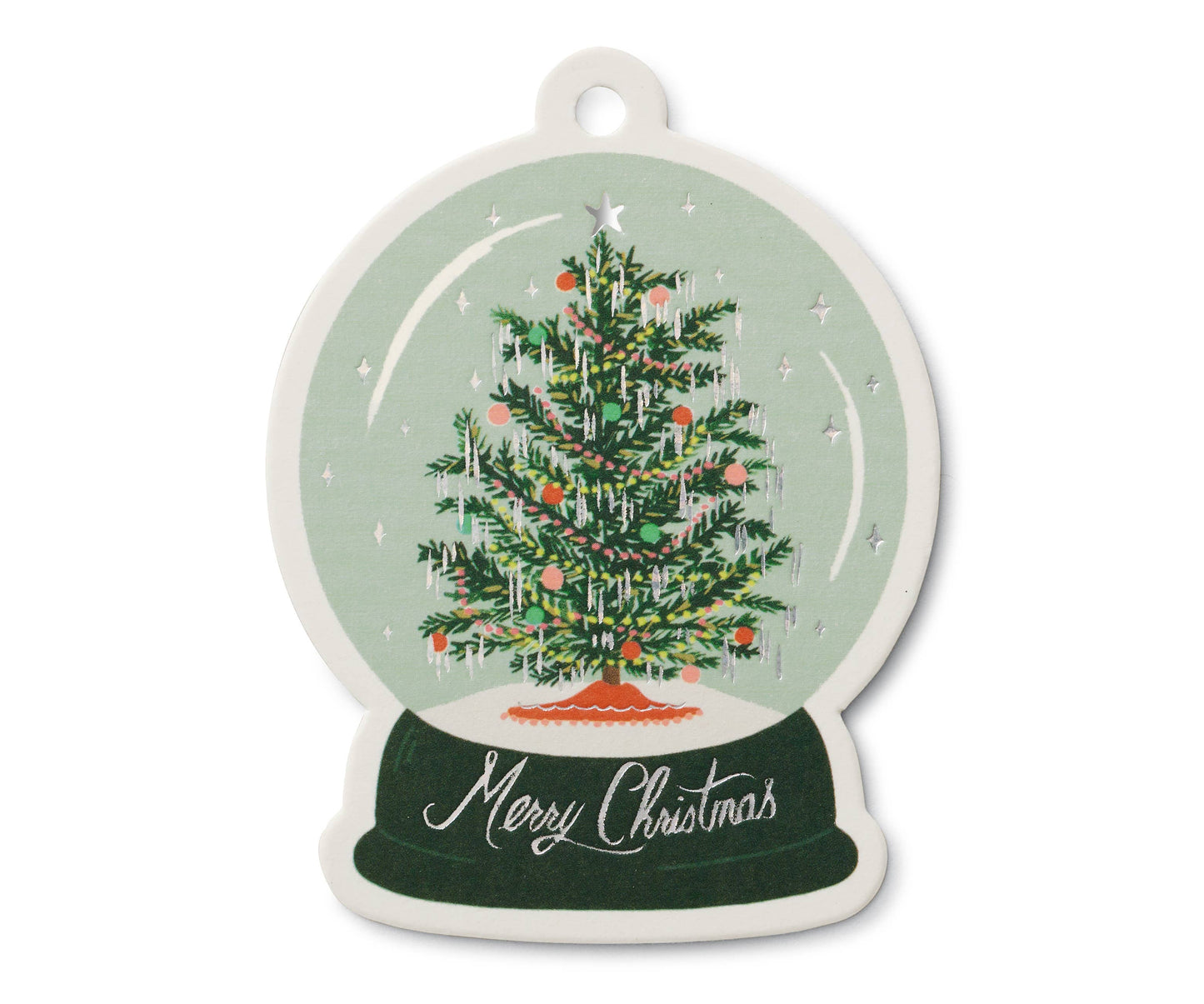 Rifle Paper Snow Globe Gift Tag | Set of 8