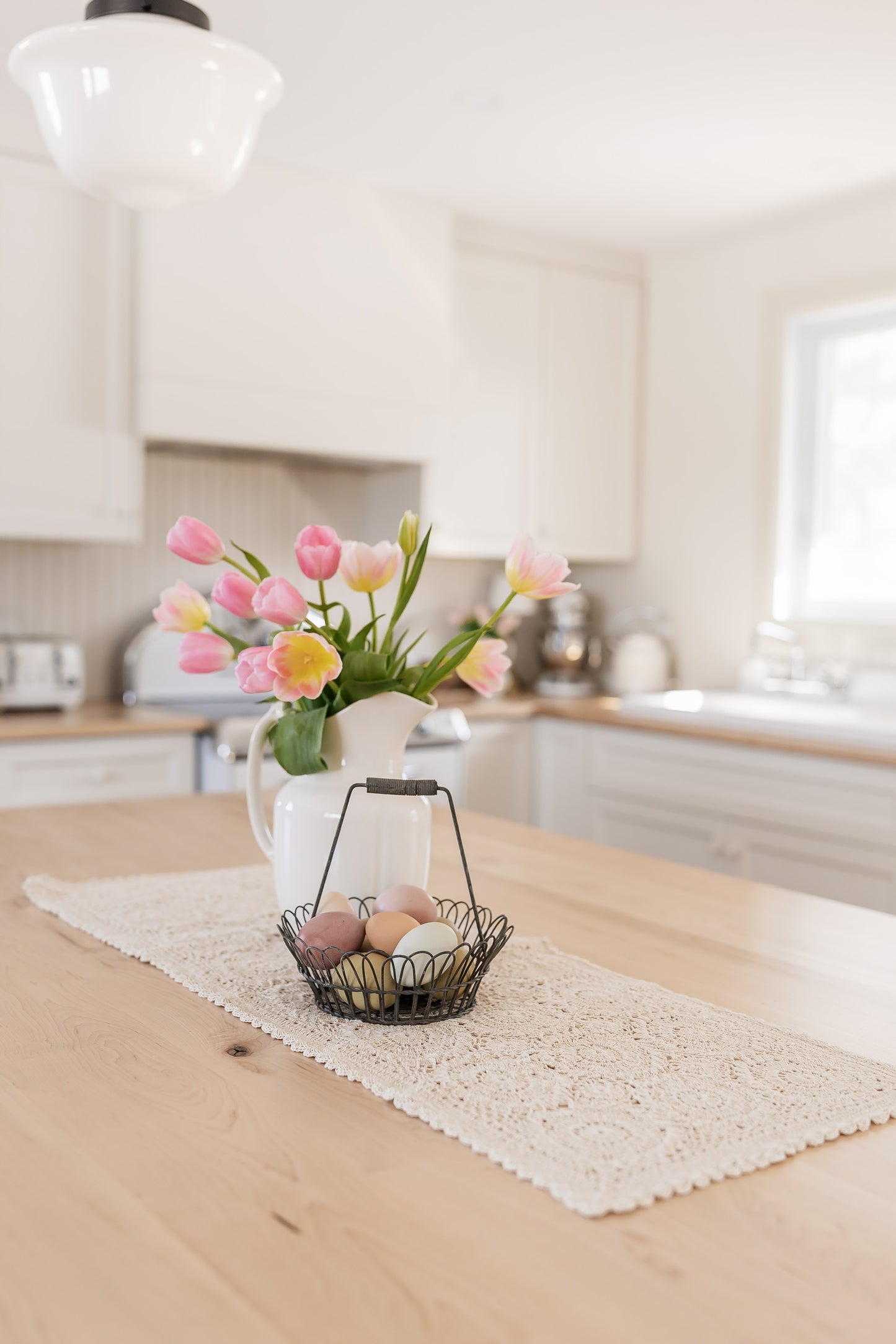 Lace Table Runner | Cream
