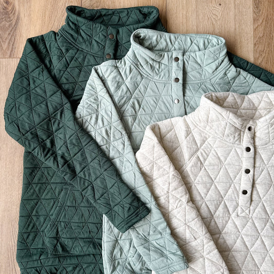 Quilted Sweater | 3 colours