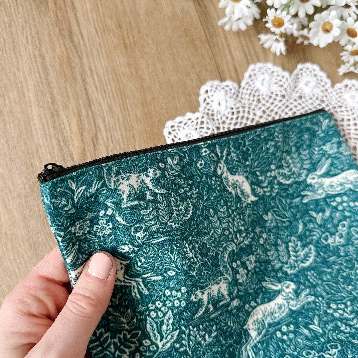 Rabbit Pouch | Teal