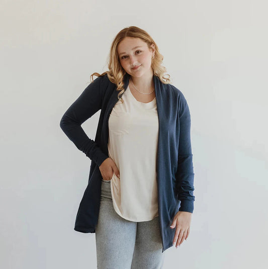 Blondie Apparel | Briton Cardigan | Denim