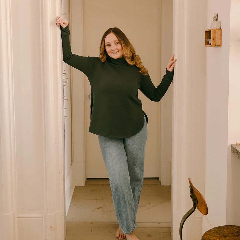 Blondie Apparel | Classic Dusk Sweater | Pine