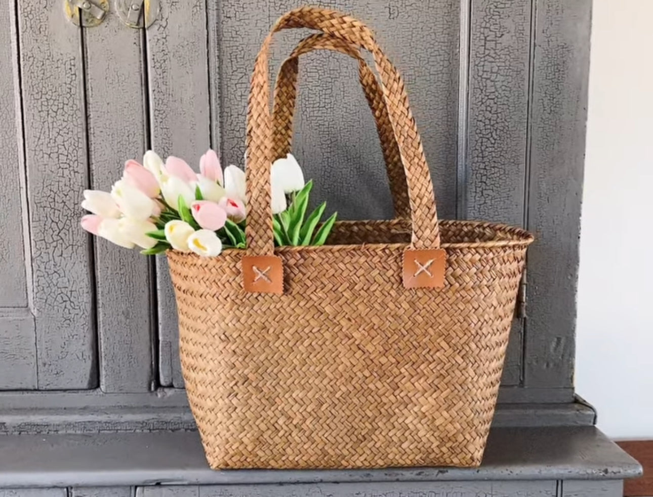 Woven Basket Tote | Local pick up