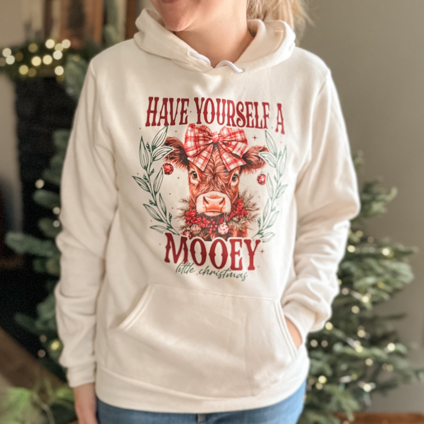 Mooey Christmas Hoodie | Adult Unisex
