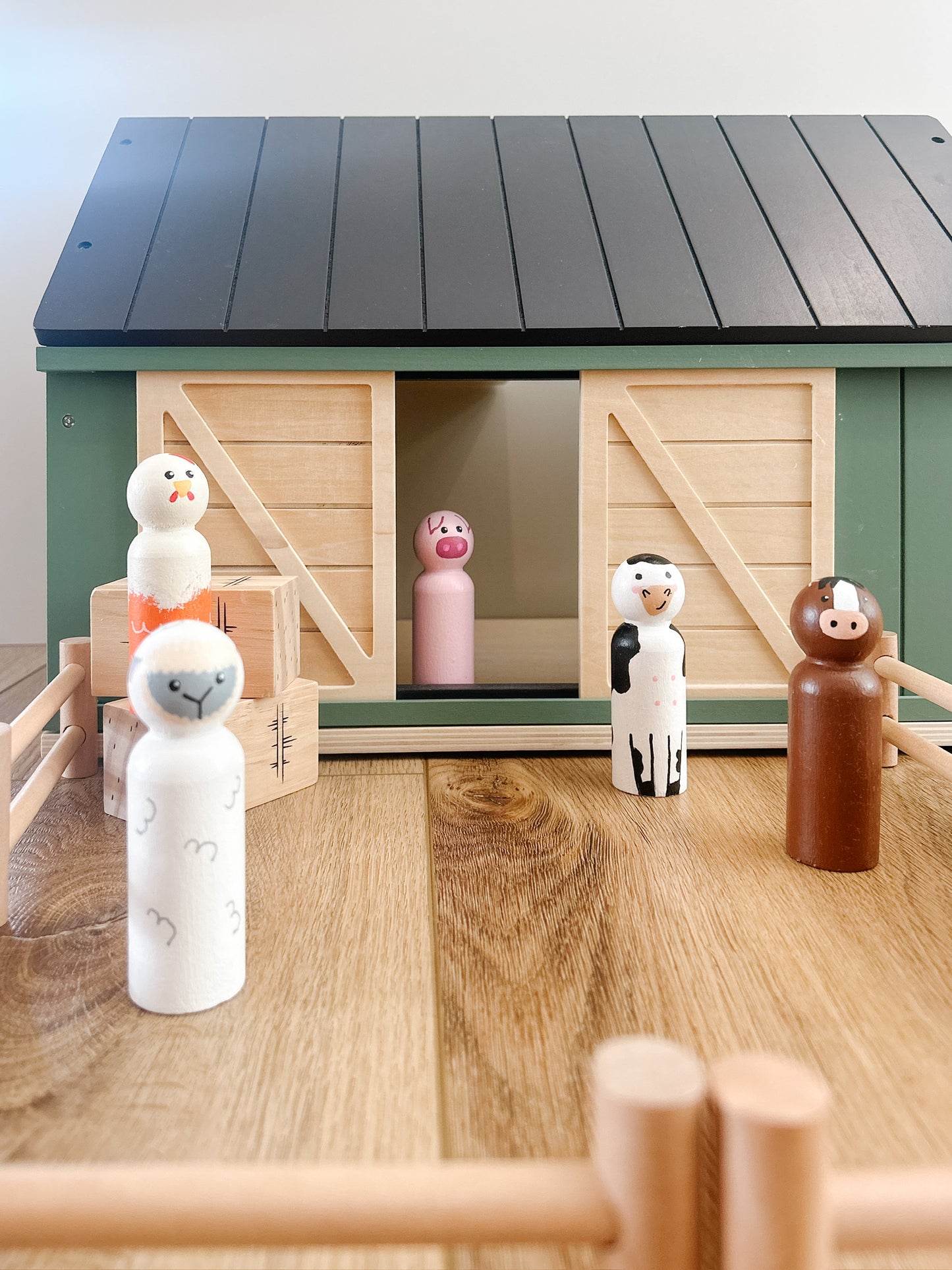 Farm Animal Pegs | Set of 5