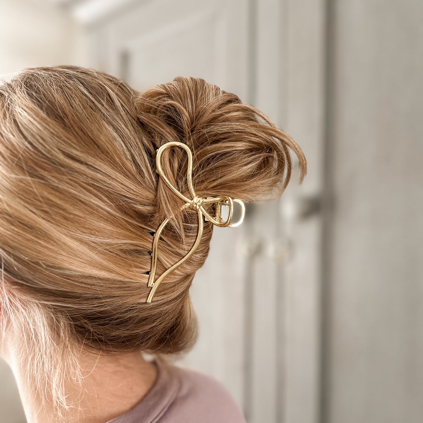 Whimsical Bow Claw Clip