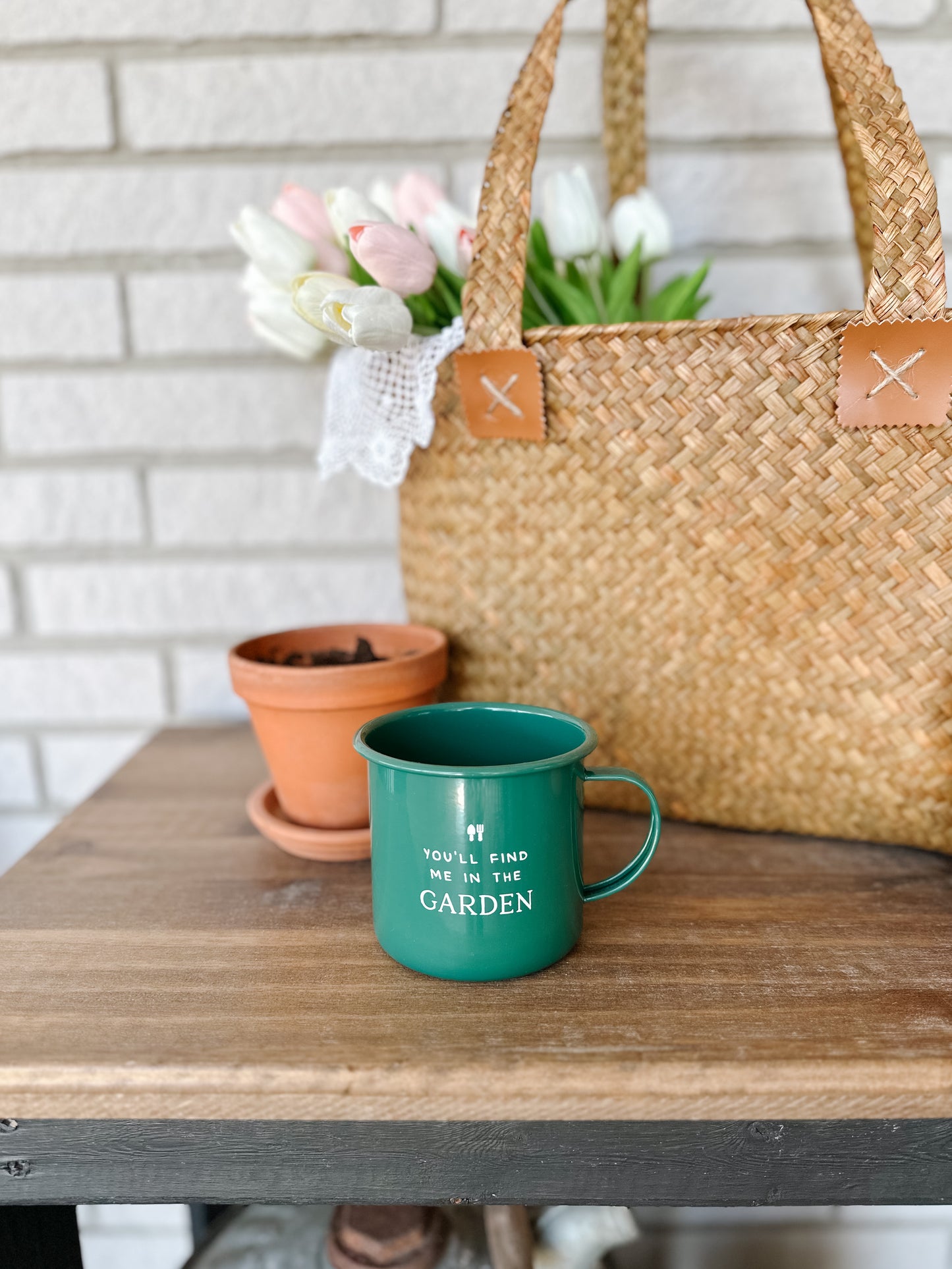 Enamel Garden Mug | 16oz.