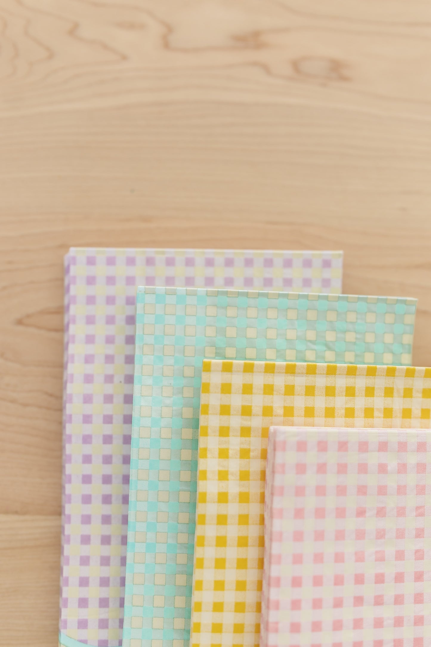 Gingham Paper Napkin | Multi Colour Pack