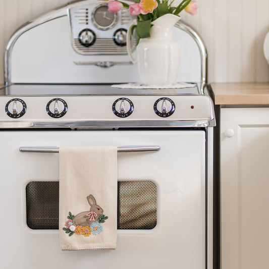 Floral Rabbit | TeaTowel