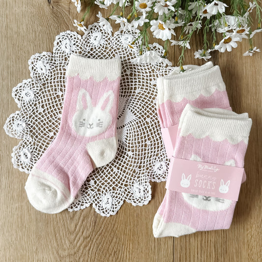 Ribbed Bunny Socks | Child & Adult