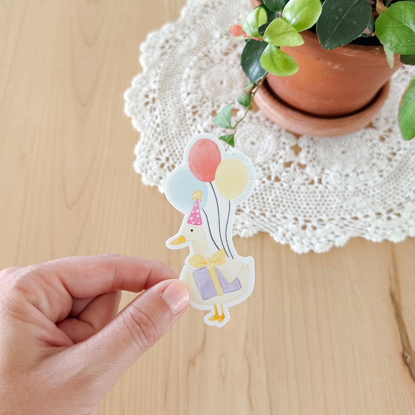 Party Goose Sticker