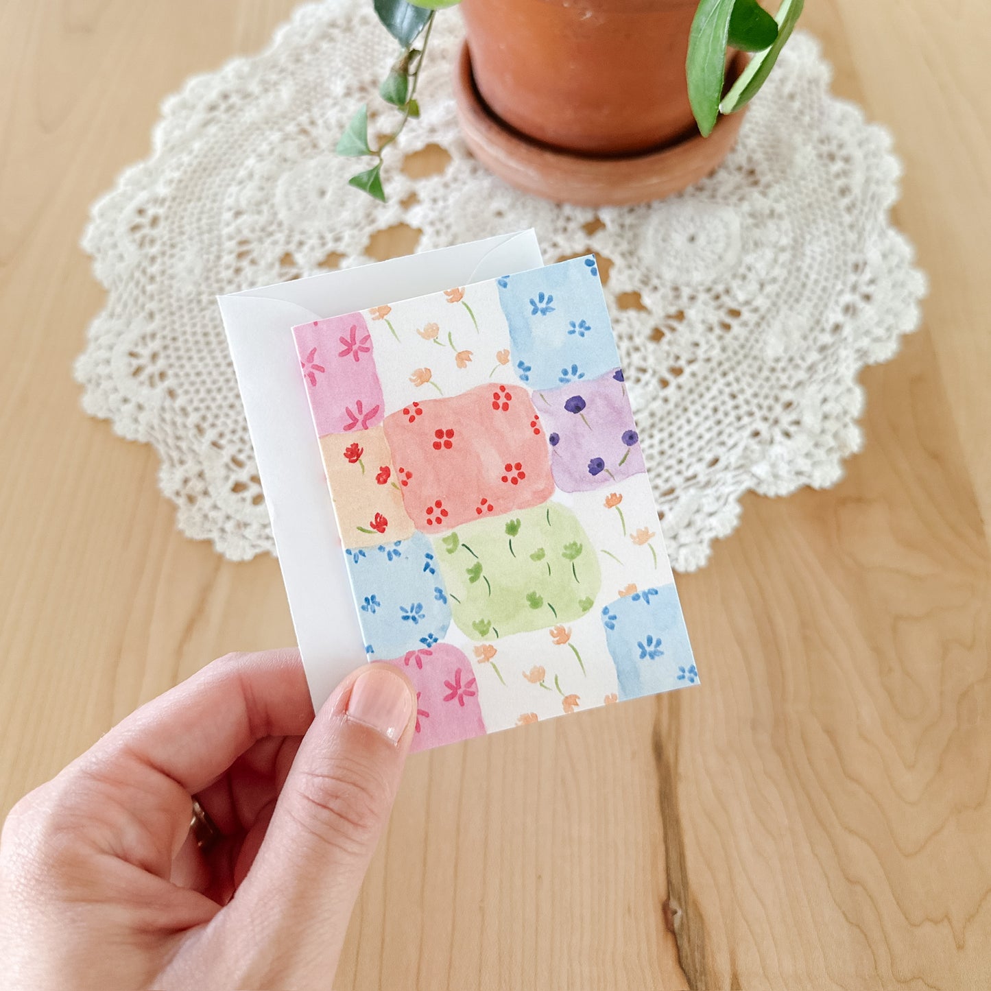 Patchwork Florals | Mini Card