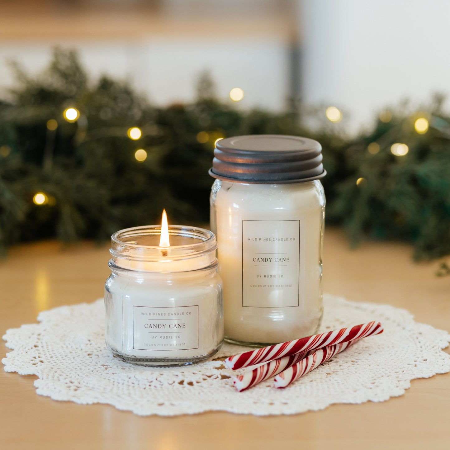 Candy Cane Candle | Rudie Jo