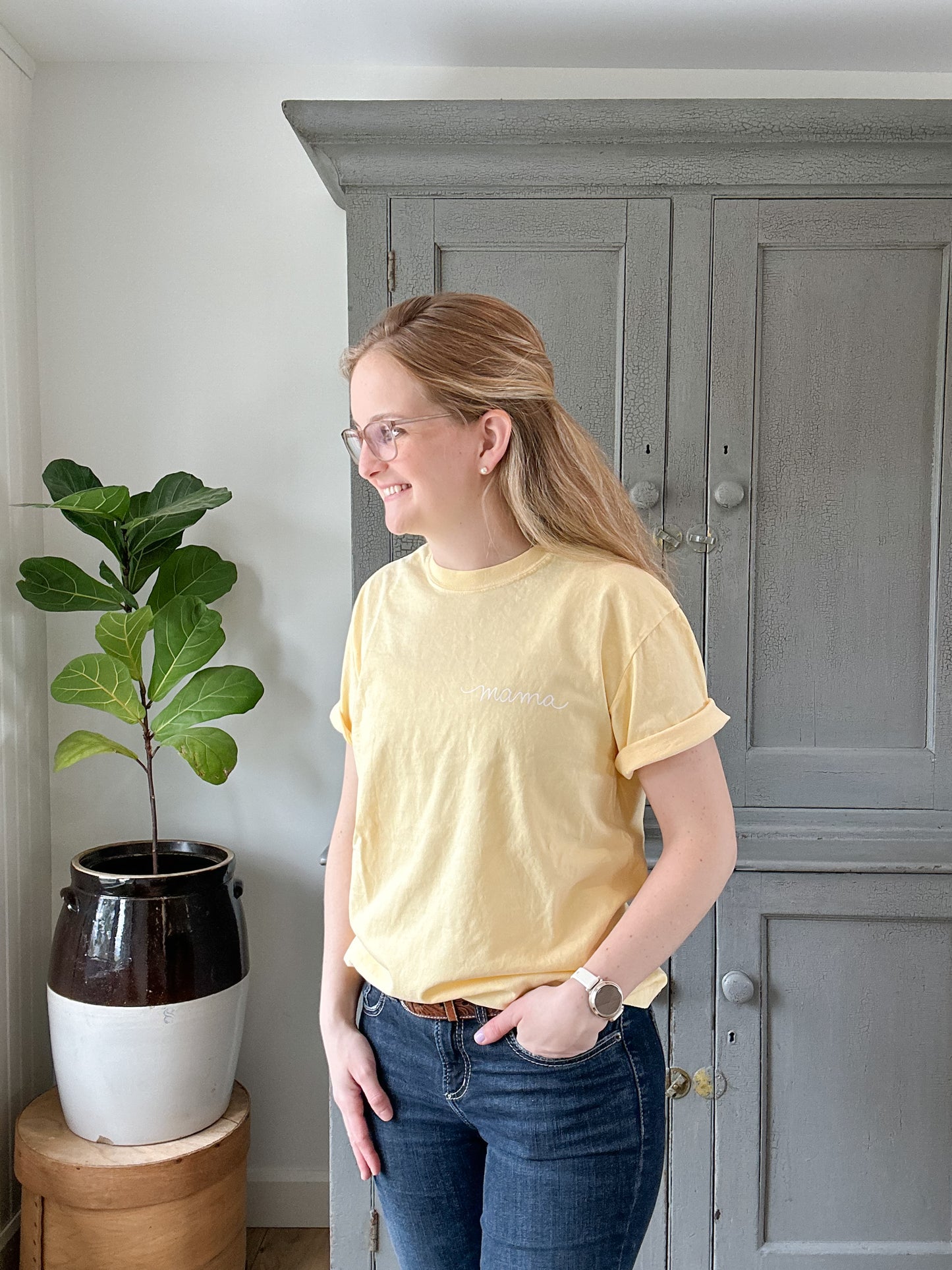 Mama Tee | Butter Yellow