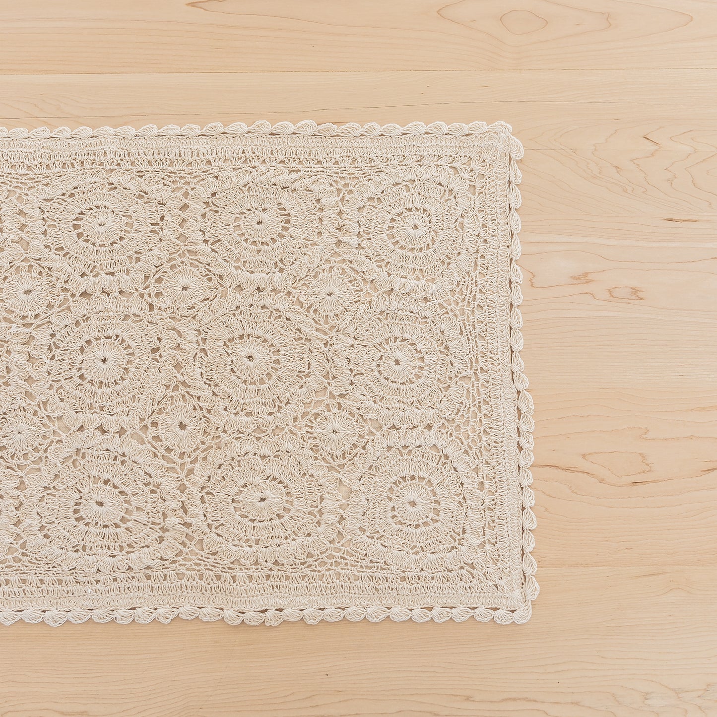 Lace Table Runner | Cream